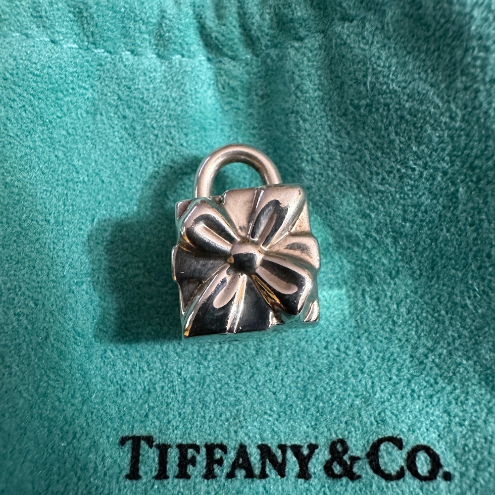 Tiffany & Co. Silver Bow Charm